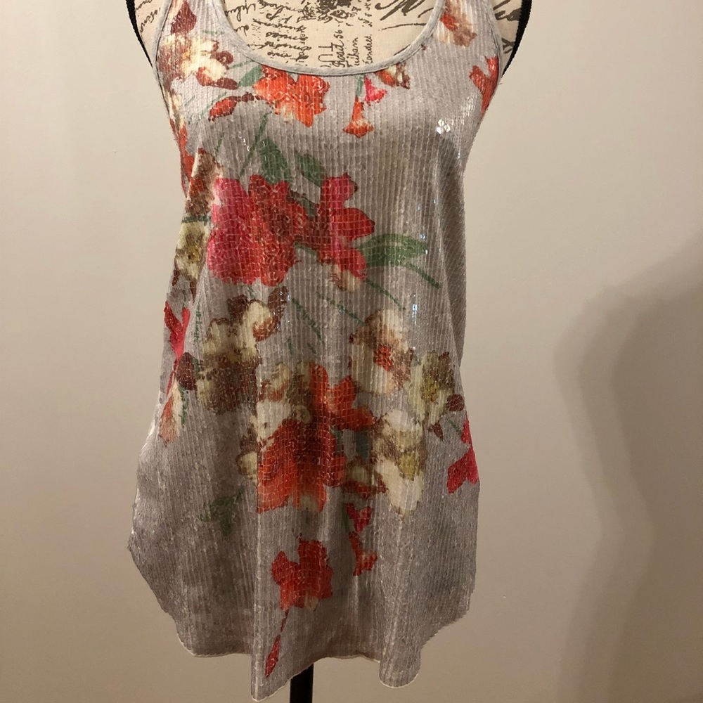 Sequin racer back from Express